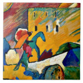 Kandinsky: Improvization 3, landscape painting Tegeltje (Voorkant)