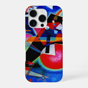 Kandinsky in Blauw Abstract Schilderij iPhone 16 Pro Hoesje