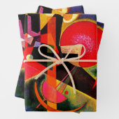 Kandinsky - In blauw, beroemd kunstwerk Inpakpapier Vel (In situ)