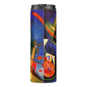 Kandinsky - In blauw, beroemd kunstwerk Thermosbeker (Achterkant)