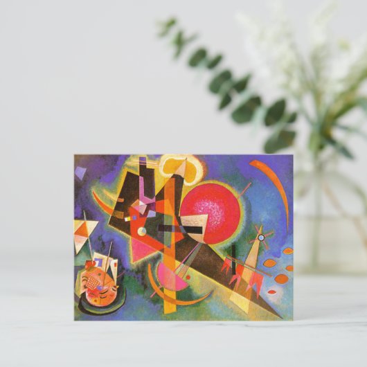 Kandinsky in blauw Briefkaart (Staand voorkant)