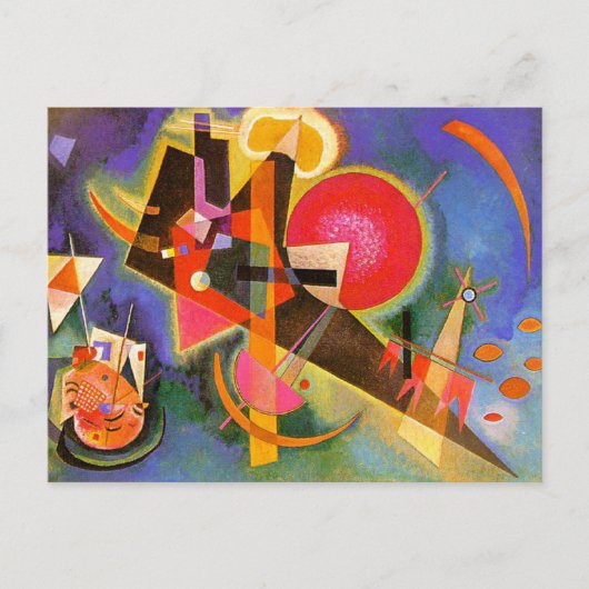 Kandinsky in blauw Briefkaart (Voorkant)