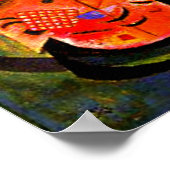 Kandinsky - in blauw poster (Hoek)