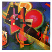 Kandinsky - In blauw Tegeltje (Voorkant)
