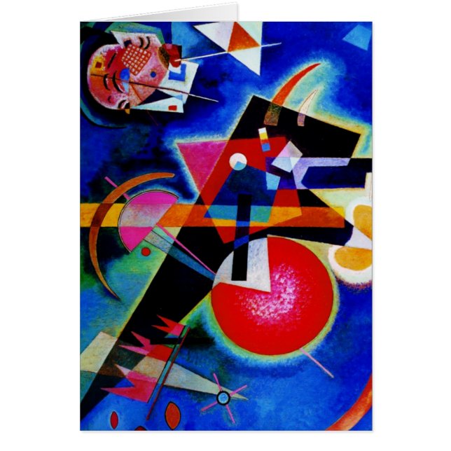 Kandinsky in Blue Abstract Painting (Voorkant)