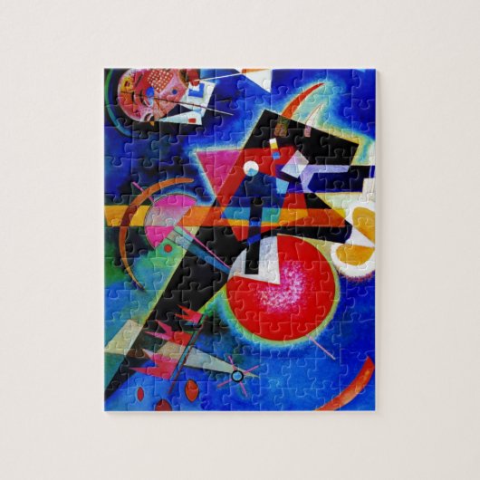 Kandinsky in Blue Abstract Painting Artwork Legpuzzel (Verticaal)