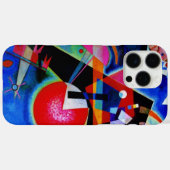 Kandinsky in Blue Abstract Painting Case-Mate iPhone Case (Achterkant (horizontaal))