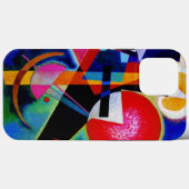 Kandinsky in Blue Abstract Painting Case-Mate iPhone Case (Achterkant (horizontaal))