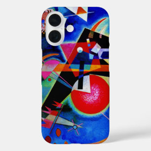 Kandinsky in Blue Abstract Painting iPhone 16 Hoesje