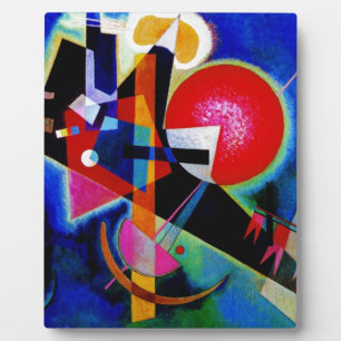 Kandinsky in Blue Abstract Painting Fotoplaat