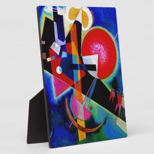 Kandinsky in Blue Abstract Painting Fotoplaat (Zijkant)