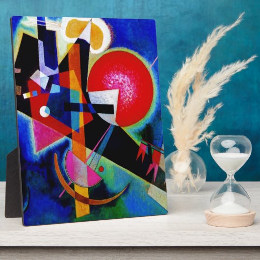Kandinsky in Blue Abstract Painting Fotoplaat (Zijkant)