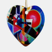 Kandinsky in Blue Abstract Painting Keramisch Ornament (Rechts)