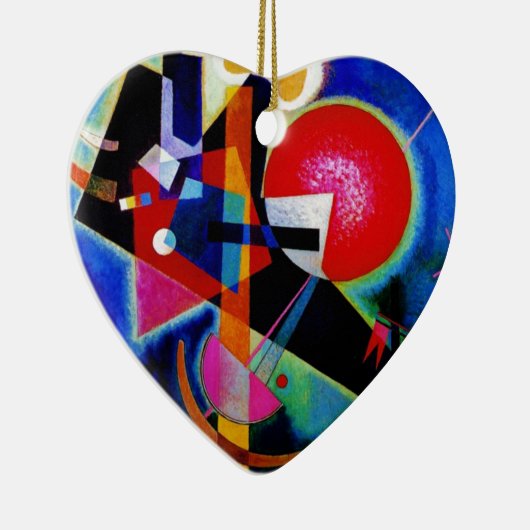 Kandinsky in Blue Abstract Painting Keramisch Ornament (Rechts)