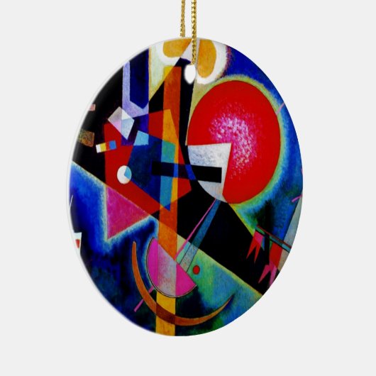 Kandinsky in Blue Abstract Painting Keramisch Ornament (Rechts)