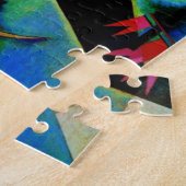 Kandinsky in Blue Abstract Painting Legpuzzel (Zijkant)