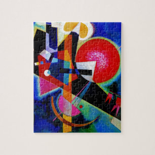 Kandinsky in Blue Abstract Painting Legpuzzel