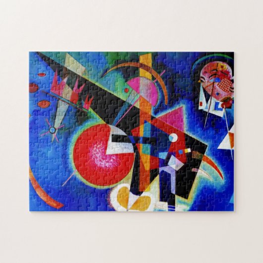 Kandinsky in Blue Abstract Painting Legpuzzel (Horizontaal)