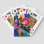 Kandinsky in Blue Abstract Painting Speelkaarten (Achterkant)