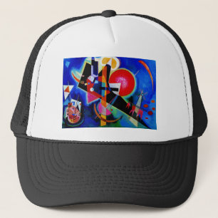 Kandinsky in Blue Abstract Painting Trucker Pet