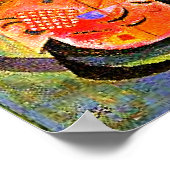 Kandinsky - In Blue, abstracte kunst, Poster (Hoek)