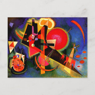 Kandinsky - In Blue, beroemd kunstwerk kaart