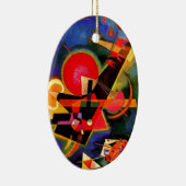 Kandinsky - In Blue, beroemd kunstwerk Keramisch Ornament (Rechts)
