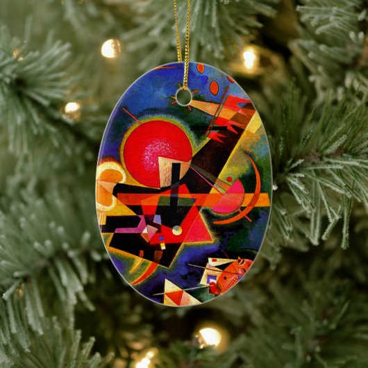 Kandinsky - In Blue, beroemd kunstwerk Keramisch Ornament (Boom)