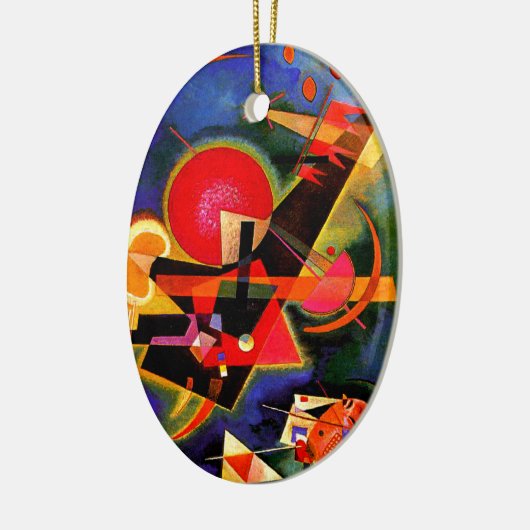 Kandinsky - In Blue, beroemd kunstwerk Keramisch Ornament (Links)