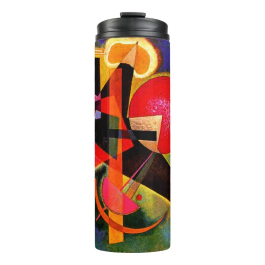 Kandinsky - In Blue, beroemd kunstwerk Thermosbeker (Voorkant)