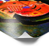 Kandinsky - In Blue, populair schilderij Foto Afdruk (Hoek)