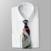 Kandinsky in Gray Abstract Artwork Maroon Stropdas (Gebonden)