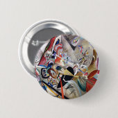 Kandinsky in Gray Button (Voorkant /achterkant)
