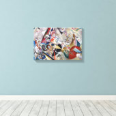 Kandinsky in Gray Canvas Afdruk (Insitu (Houten vloer))