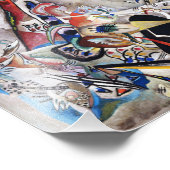 Kandinsky in Gray Foto Afdruk (Hoek)