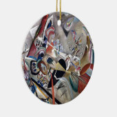 Kandinsky in het Abstracte grijze kunstwerk Keramisch Ornament (Rechts)