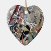 Kandinsky in het Abstracte grijze kunstwerk Keramisch Ornament (Rechts)