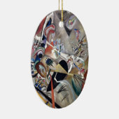 Kandinsky in het Abstracte grijze kunstwerk Keramisch Ornament (Rechts)