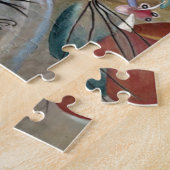 Kandinsky in het Abstracte grijze kunstwerk Legpuzzel (Zijkant)