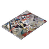 Kandinsky in het Abstracte grijze kunstwerk Notitieboek (Linkerzijde)