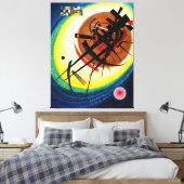 KANDINSKY - IN HET HELDERE OVAAL - 1925 - Bauhaus  Canvas Afdruk (Insitu (Slaapkamer))