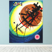KANDINSKY - IN HET HELDERE OVAAL - 1925 - Bauhaus  Canvas Afdruk (Insitu (Houten vloer))