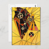 Kandinsky - In het netwerk Briefkaart (Voorkant / Achterkant)