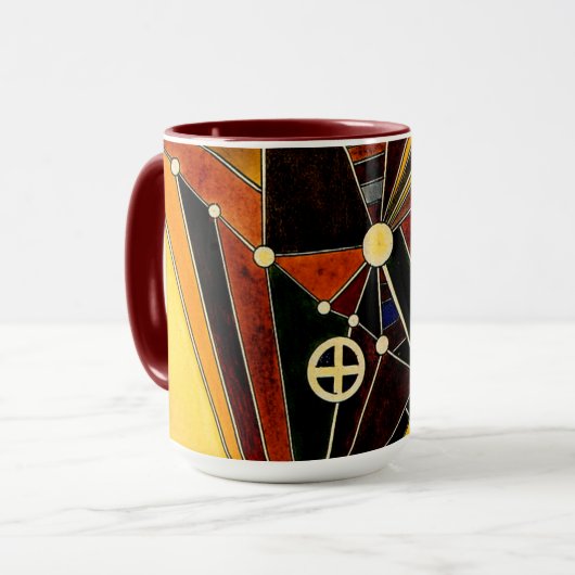 Kandinsky - In het netwerk Mok (Voorkant links)