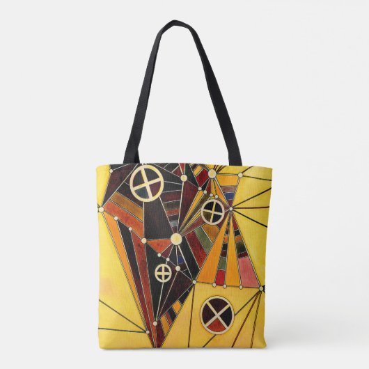 Kandinsky - In het netwerk, Tote Bag (Achterkant)
