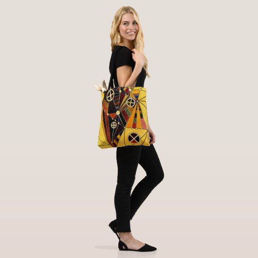Kandinsky - In het netwerk, Tote Bag (Op model)