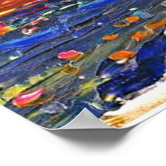 Kandinsky - In het Park St. Cloud - Autumn II Poster (Hoek)