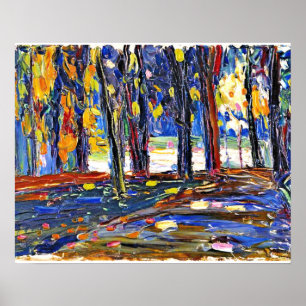 Kandinsky - In het Park St. Cloud - Autumn II Poster