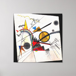 KANDINSKY - IN HET ZWARTE VIERKANT - 1923 - Bauhau Canvas Afdruk