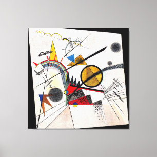 KANDINSKY - IN HET ZWARTE VIERKANT - 1923 - Bauhau Canvas Afdruk